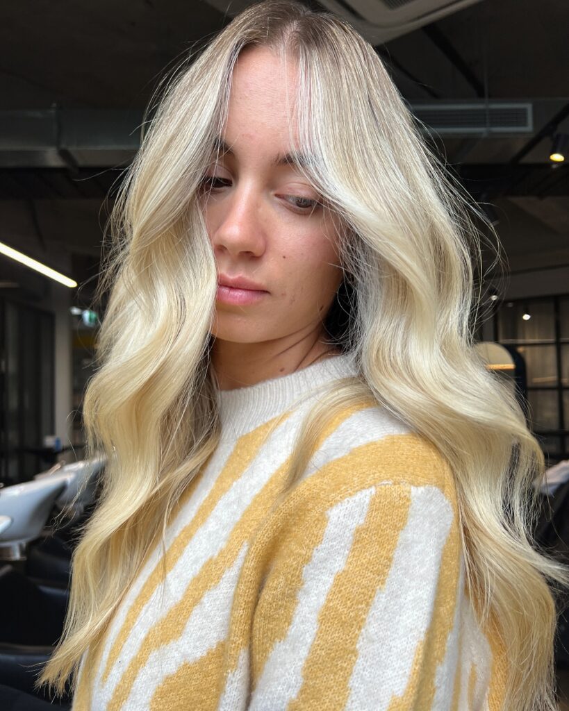 Emily from kae hair hairdresser at salon space in abbotsford coworking salon hairdresser