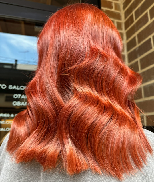 MIss Franke Hairdresser Salon Space red hair